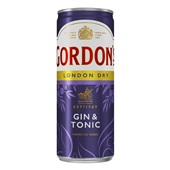 Gordon's gin tonic London dry voorkant