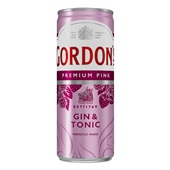 Gordon's gin tonic premium pink voorkant