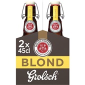 Grolsch bier blond voorkant