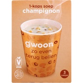 Gwoon 1-kops soep champignon voorkant