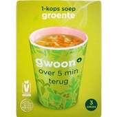 Gwoon 1-kops soep groente voorkant
