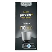 Gwoon capsules ristretto voorkant