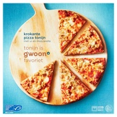 Gwoon pizza tonijn voorkant