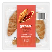 Gwoon roomboter croissants voorkant