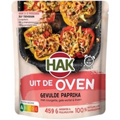 Hak gevulde paprika voorkant