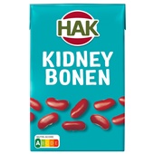 Hak kidneybonen in pak voorkant