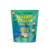 Happy Trails chocolate balls cookies & cream voorkant