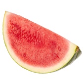 Healthy hand watermeloen stukjes voorkant