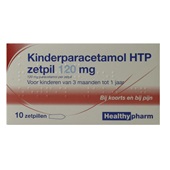Healthy kinderparacetamol zetpil voorkant