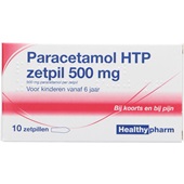 Healthy paracetamol zetpil voorkant