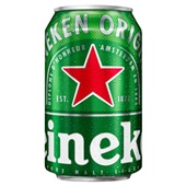 Heineken pils blik 330 ml voorkant
