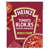 Heinz tomatenblokjes voorkant