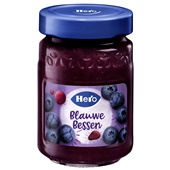 Hero jam blauwe bessen voorkant