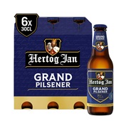 Hertog Jan grand pilsener fles 6-pack 300ml voorkant