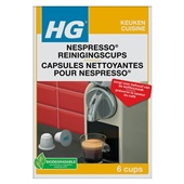 HG nespresso reinigingscups voorkant