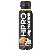 Hipro protein drink vanille cookie voorkant