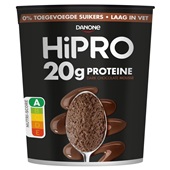 Hipro proteïne chocolade mousse dark chocolate voorkant