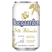 Hoegaarden witbier blik voorkant