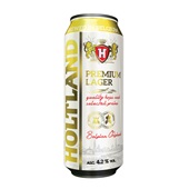 Holtland bier premium lager blik voorkant