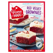 Home Made brownies red velvet voorkant