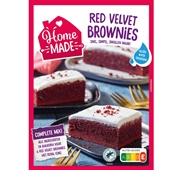 Home Made brownies red velvet voorkant