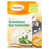 Honig groente saus basis voorkant