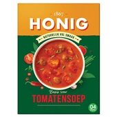 Honig soep natuurlijk vol smaak basis voor tomatensoep voorkant