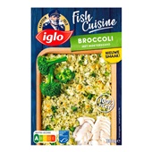 Iglo fish cuisine broccoli met mosterdzaad voorkant