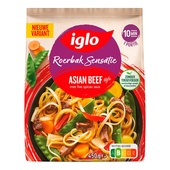 Iglo roerbak sensatie asian beef voorkant