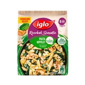 Iglo Roerbaksensatie pasta met spinazie, kipfilet en Boursin voorkant
