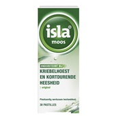 Isla moos keelpastilles original voorkant