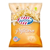 Jimmy's popcorn nacho cheese voorkant