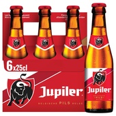 Jupiler Pils Fles 6X25Cl voorkant