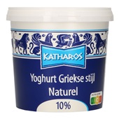 Katharos Yoghurt Grieks Naturel voorkant