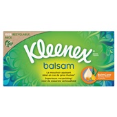 Kleenex tissues
 balsam box voorkant