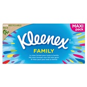 Kleenex tissues
 family box voorkant