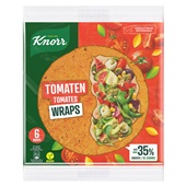 Knorr veggie tomaten wrap voorkant