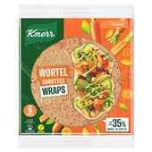 Knorr veggie wraps wortel voorkant