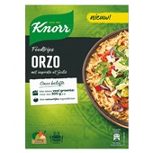 Knorr wereldgerechten foodtrips orzo voorkant