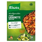 Knorr wereldgerechten Italiaanse lasagnette napoletana achterkant