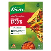 Knorr wereldgerechten Mexicaanse taco's voorkant