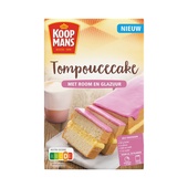 Koopmans bakmix tompouce cake achterkant