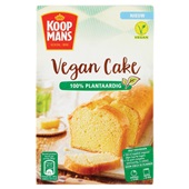 Koopmans mix voor vegan cake voorkant