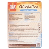 Koopmans oliebollenmix achterkant