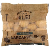 kruimige aardappelen voorkant