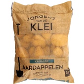 kruimige aardappelen voorkant