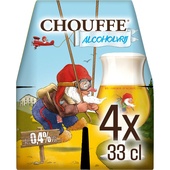La Chouffe 0.0 fles multipack 330 ml achterkant