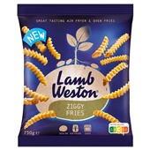 Lamb Weston ziggy fries voorkant