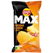 Lay's max cheddar & onion voorkant