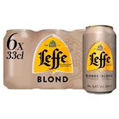 Leffe speciaalbier blond 6-pack voorkant